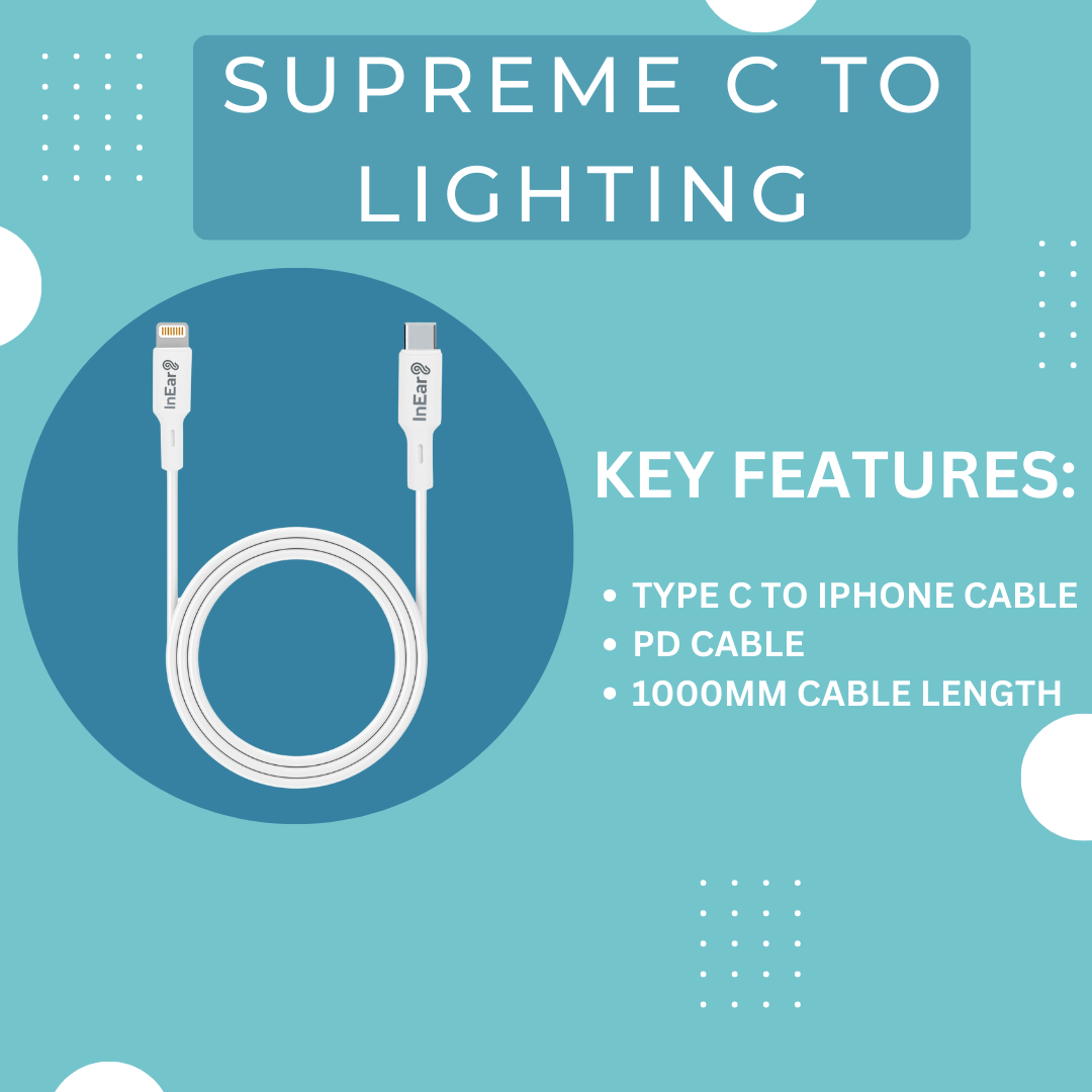 SUPREME C TO LIGHTNING - inear